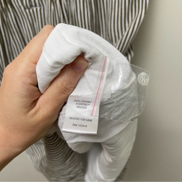 Garnet Hill Striped Flowy Dress - Picture 5 of 8